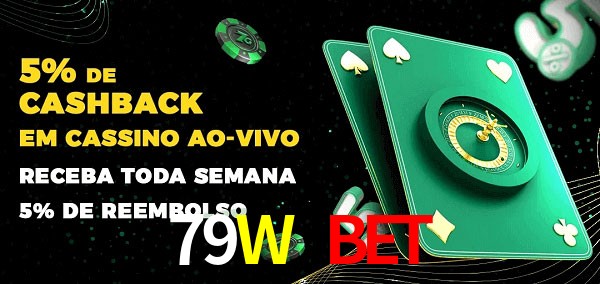 Promoções do cassino ao Vivo 79W Bet